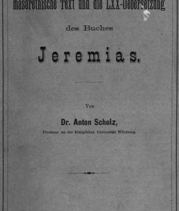 Moses Shapira’s Magnificent Missing Manuscript of Jeremiah?