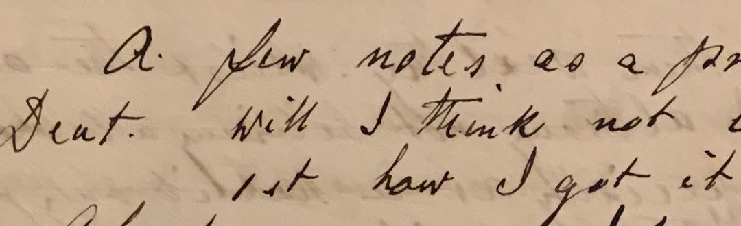 A Transcription of Shapira’s Handwritten “Notes as a Preface to the M.S. Deuteronomy